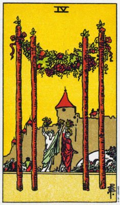 Four Of Wands Tarot