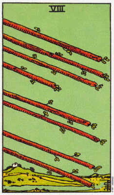 Eight Of Wands Tarot