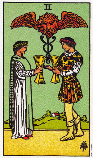 Two Of Cups Tarot