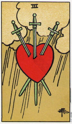 Three Of Swords Tarot