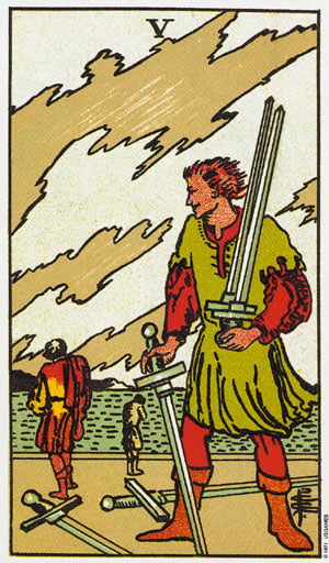 Five Of Swords Tarot