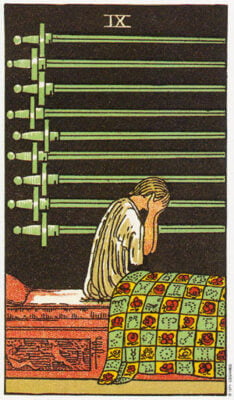 Nine Of Swords Tarot