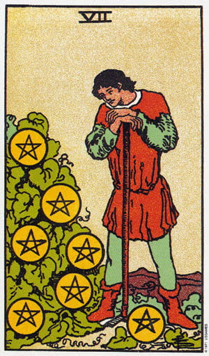 Seven Of Pentacles