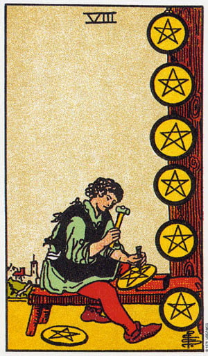 Eight Of Pentacles