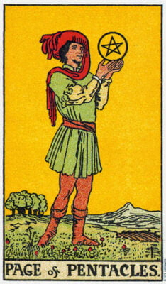Page Of Pentacles Tarot